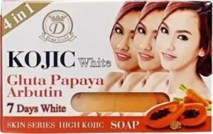 Kojic White Gluta Papaya Arbutin Soap